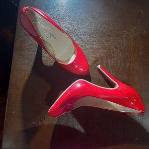 Red "We're Not in Kansas Anymore" Pumps